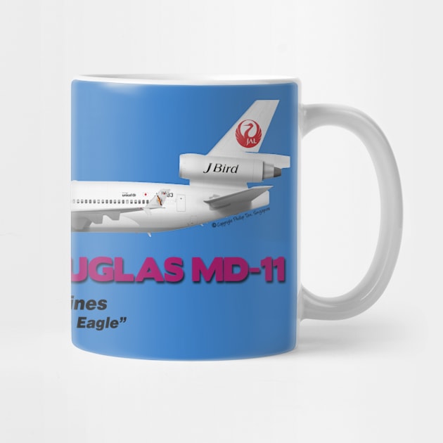 McDonnell Douglas MD-11 - Japan Airlines "J Bird - Golden Eagle" by TheArtofFlying